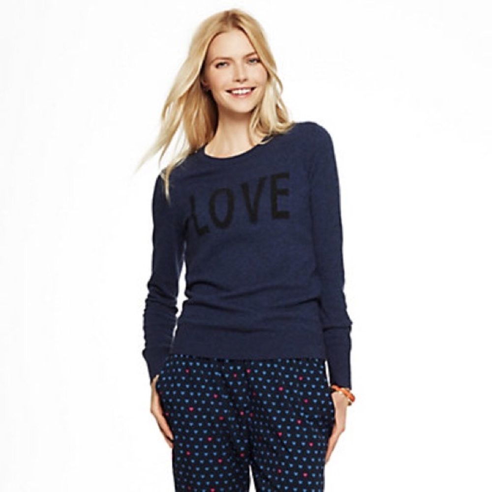 C Wonder Blue LOVE Sweater